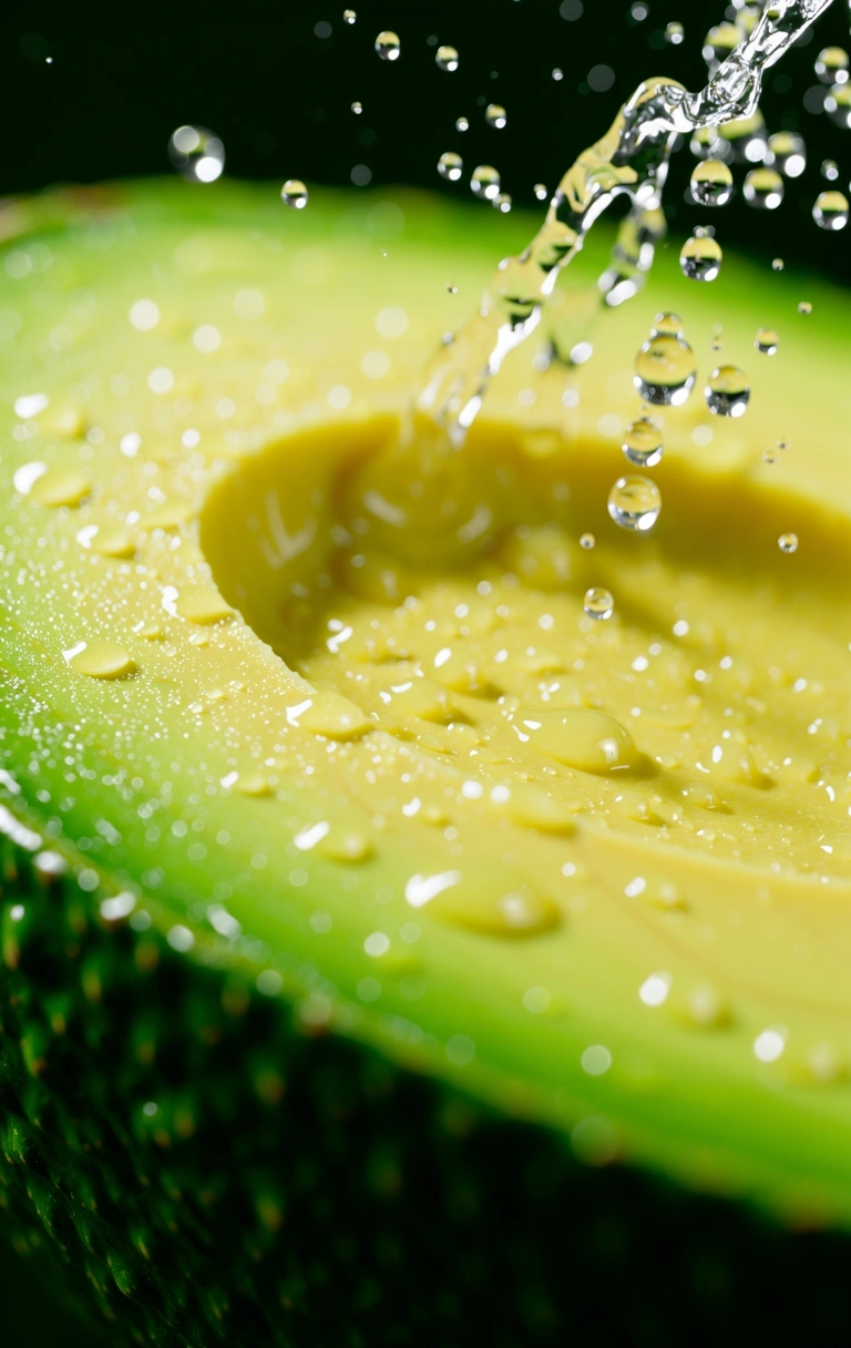 Macro imagine avocado suculent